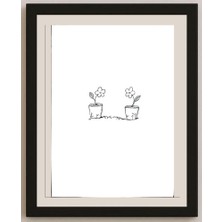 Karikatural Mona Eskandary 29X21CM Orijinal Karikatür BOD03931