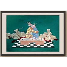 Karikatural Zhang Hong Lin 29X21CM Orijinal Karikatür BOD04377