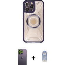 İlk El Grup Ieg™ iPhone 12 Pro Max Kutup Modern - Siyah Joko Magic 5d Cam + Yeşil Neon Fosforlu Kamera Lens