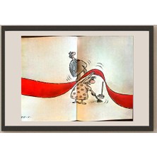 Karikatural Dachuan Xia 29X21CM Orijinal Karikatür BOD04133