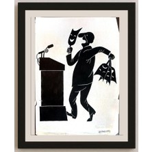 Karikatural Limin Zheng 29X21CM Orijinal Karikatür BOD04286