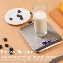 Practika Lüx Dijital Mutfak Terazisi 5 kg 1 gr Hassas Paslanmaz Çelik + Pil