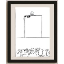 Karikatural Michael Tetievski 29X21CM Orijinal Karikatür BOD04329