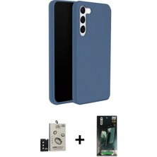 İlk El Grup Ieg™ Galaxy S24 Kozmos Yansıma Özel Seri - Şeffaf 360 Full Body Arka Koruyucu + Siyah Bilvis Titan Kamera Lens