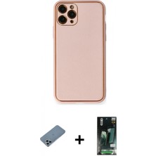 İlk El Grup Ieg™ iPhone 11 Pro Yadigar Klasik - Siyah 360 Mat Full Body Arka Koruyucu + Sierra Blue Shine Kamera Lens Koruma Cam