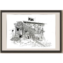 Karikatural Susana Soto 29X21CM Orijinal Karikatür BOD04862