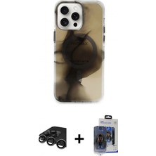 İlk El Grup Ieg™ iPhone 15 Pro Max Ufuk Doku Prime - Siyah Vanessa Magic Cam + Titanyum Gri Raze Metal Kamera Lens