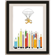 Karikatural Louis Postruzin 29X21CM Orijinal Karikatür BOD05144