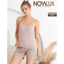 Noyalux 10360 Kadın Ip Askı Şortlu Takım