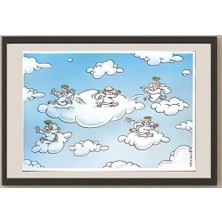 Karikatural Ali Miraee 29X21CM Orijinal Karikatür BOD04591