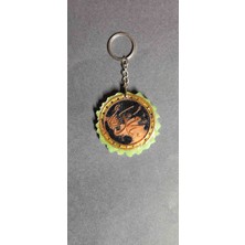 Miina Aksesuar Epoksi Reçine Çeşitli Renklerde Dekore Edilmiş Dekoratif Bir Görünüm Sunan Muhammed Yazılı Anahtarlık