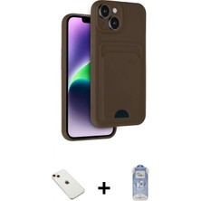 İlk El Grup Ieg™ iPhone 14 Vadi Çizgi Prime - Siyah Joko Magic 5d Cam + Kırmızı Diamond Kamera Lens