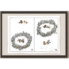 Karikatural Huang Qi Gong 29X21CM Orijinal Karikatür BOD04681