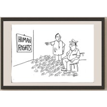 Karikatural Syam Mohan 29X21CM Orijinal Karikatür BOD04818