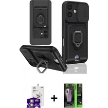 İlk El Grup Ieg™ iPhone 16 Vadi Form Prime - Şeffaf 360 Full Body Arka Koruyucu + Gümüş Bilvis Titan Kamera Lens