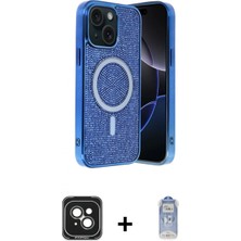 İlk El Grup Ieg™ iPhone 15 Eksen Çizgi - Siyah Joko Magic 5d Cam + Yeşil Pvd Metal Kamera Lens