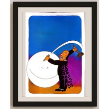 Karikatural Waleed Naif Mohammed 29X21CM Orijinal Karikatür BOD04985