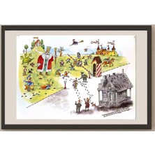 Karikatural Harumi Imahase 29X21CM Orijinal Karikatür BOD05015