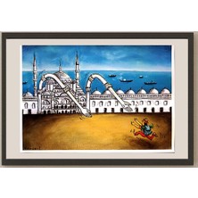 Karikatural Abbas Naaseri 29X21CM Orijinal Karikatür BOD04585