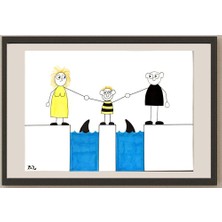 Karikatural Louis Postruzin 29X21CM Orijinal Karikatür BOD05145