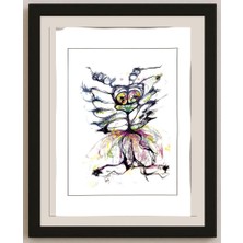 Karikatural Sepideh Sharifi 43X30CM Orijinal Karikatür BOD05321