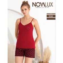 Noyalux 10361 Kadın Ip Askı Şortlu Takım