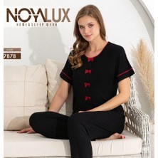 Noyalux 7878 Kadın Kısa Kollu Pijama Takımı