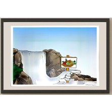 Karikatural Wesam Khalil 29X21CM Orijinal Karikatür BOD05246