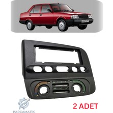 Parçamatik Tofaş Slx Teyp + Kalorifer Kumanda Çerçevesi Seti | Doğan Şahin Kartal Uyumlu Iç Trim Panel Seti