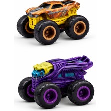 Hot Wheels Monster Trucks Güçlü Ikili Arabalar He-Man-Skelator 1:64 FYJ64