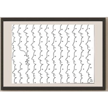 Karikatural Sung Jou Kim 35X25CM Orijinal Karikatür BOD04644