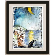 Karikatural Viacheslav Bibishel 29X21CM Orijinal Karikatür BOD05263