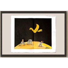 Karikatural Zhang Yaming 35X33CM Orijinal Karikatür BOD05266