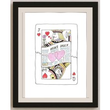 Karikatural Teng Huicang 29X21CM Orijinal Karikatür BOD04810