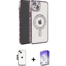 İlk El Grup Ieg™ iPhone 14 Zirve Doku Prime - Siyah Bilvis 5in1 3D Magic Cam Ekran Koruyucu + Siyah Shine Kamera Lens