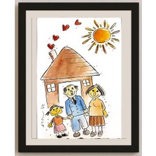 Karikatural Mohammad Saleh Razm Hosseini 29X21CM Orijinal Karikatür BOD05275