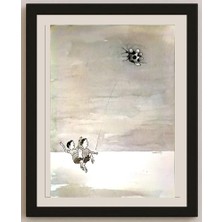 Karikatural Wu Xi Hong 29X21CM Orijinal Karikatür BOD05008