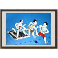 Karikatural Nguyen Huu Due 29X21CM Orijinal Karikatür BOD05201