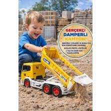 Toyfest Bruder Roadmax Damperli Kamyon 1:16 Oyuncak Inşaat Kamyonu Benne Kamyon Sarı 03470