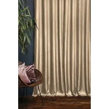 Taç Bej Karartma Işık Geçirmez Blackout Perde