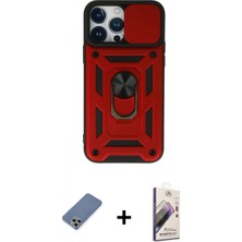 İlk El Grup Ieg™ iPhone 13 Pro Max Ahenk Klasik - Siyah Bilvis 3D Mat Cam Ekran Koruyucu + Açık Yeşil Metal Kamera Lens Koruma Cam