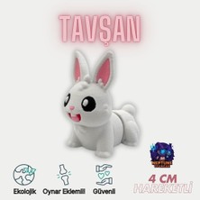 Neptune3D Flexi Tavşan Hareketli Hayvan Figürü (Wigglitz)