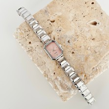 Vesce Atelier Paniee Gümüş Saat Pembe