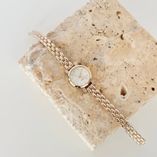 Vesce Atelier Alise Gold Saat Beyaz