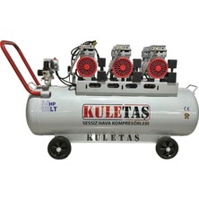 Kuletaş 120 Litre 3 Hp Alüminyum Tanklı Sessiz Hava Kompresörü