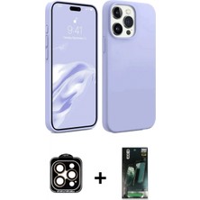 İlk El Grup Ieg™ iPhone 15 Pro Max Kozmos Yansıma Özel Seri - Şeffaf 360 Full Body Arka Koruyucu + Turuncu Pvd Metal Kamera Lens