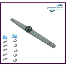 Çınaroğlu Ticaret Arçelik ARY-6240 S Bulaşık Makinesi Üst Pervane + Üst Sepet Ray Kapağı Tutucu Stoper Pimi 10 Adet