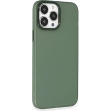 Colezium Iphone 14 Pro Max Kılıf Modos Metal Kapak - Koyu Yeşil