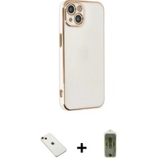 İlk El Grup Ieg™ iPhone 14 Yankı Serisi - Siyah Joko Magic 5d Hayalet Cam + Kırmızı Diamond Kamera Lens