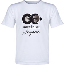 Hediyenza Sonsuzluk 10 Kasım , Mustafa Kemal Atatürk Baskılı Unisex Yetişkin ve Çocuk Kısa Kollu T-Shirt